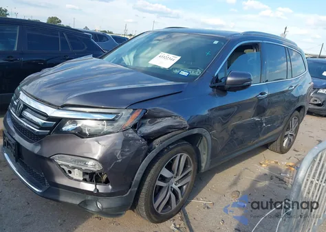 2018 Honda Pilot Touring from USA, damaged, VIN 5FNYF5H92JB025812